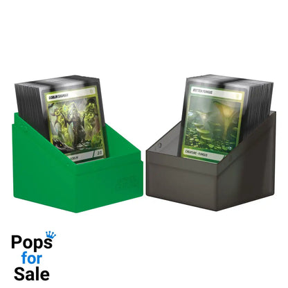 Ultimate Guard Boulder 100+ Synergy - Black/Green Card Boxes