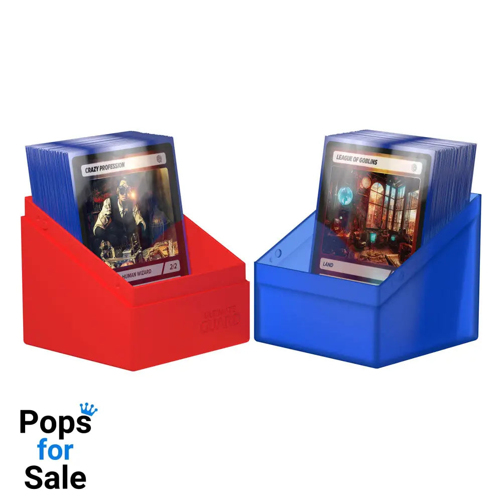 Ultimate Guard Boulder 100+ Synergy - Blue/Red Card Boxes