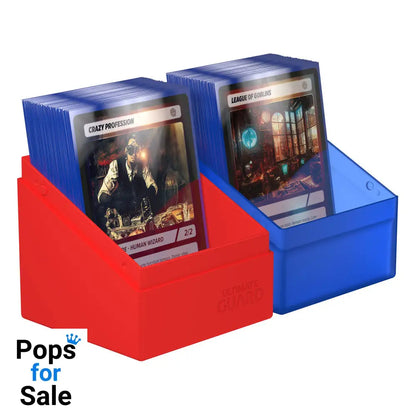Ultimate Guard Boulder 100+ Synergy - Blue/Red Card Boxes
