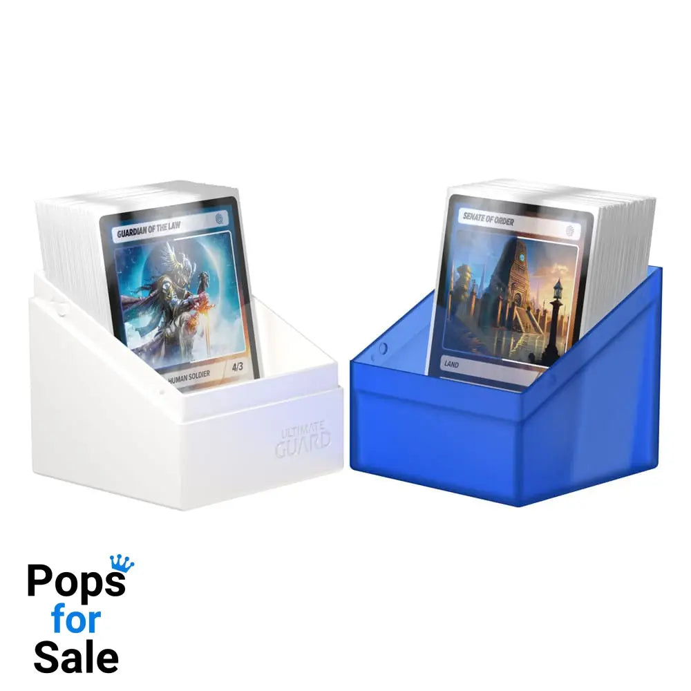 Ultimate Guard Boulder 100+ Synergy - Blue/White Card Boxes