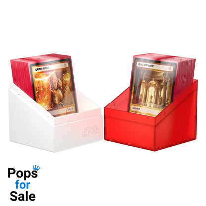 Ultimate Guard Boulder 100+ Synergy - Red/White Card Boxes