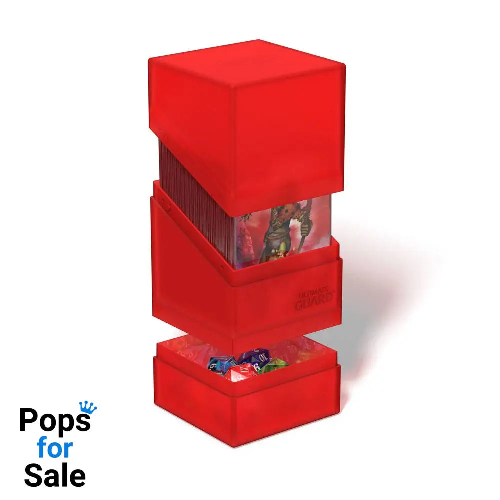 Ultimate Guard Boulder'n'Tray 100+ - Ruby