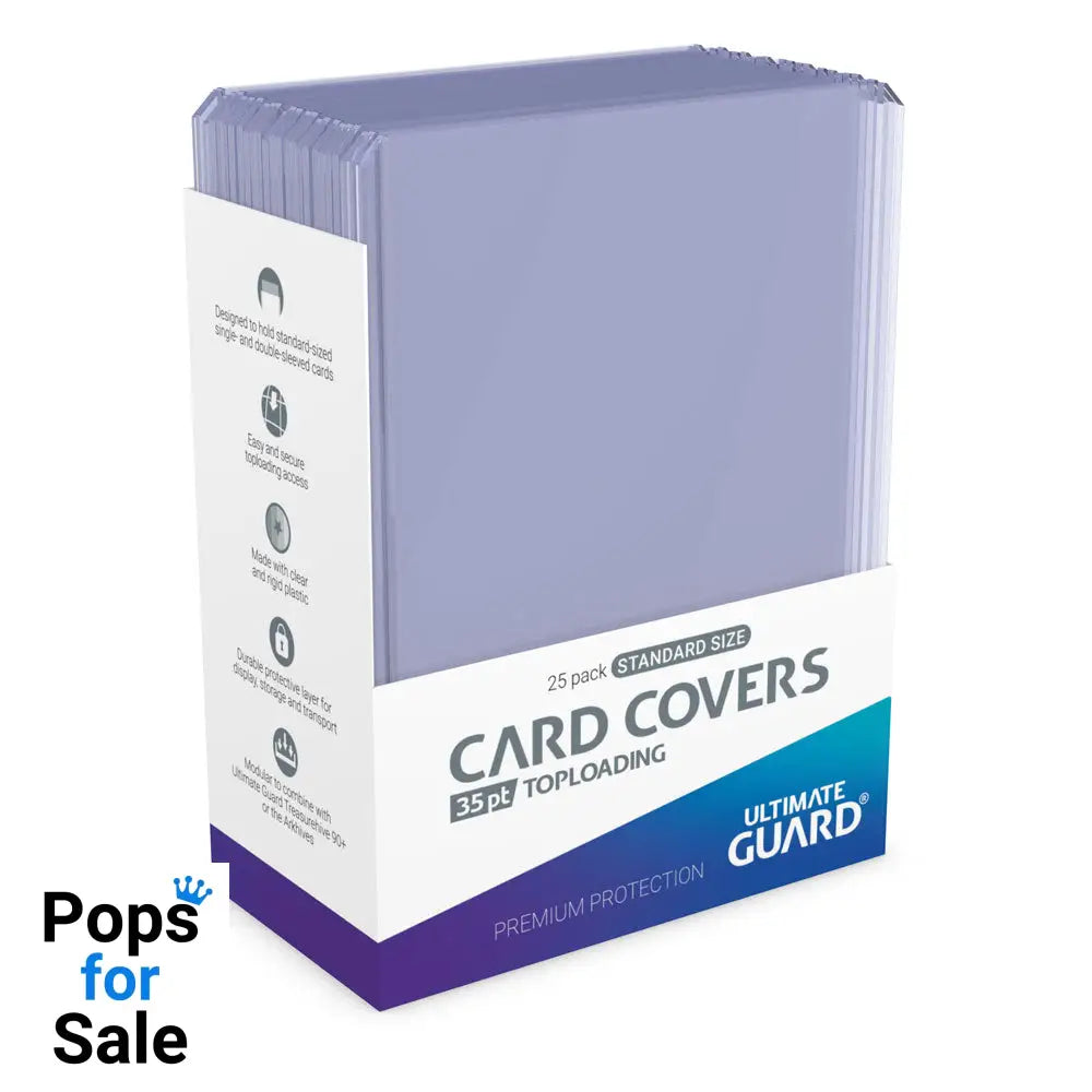 Ultimate Guard Card Covers Toploading (25) - 35 pt Card Sleeves (Standard Size)