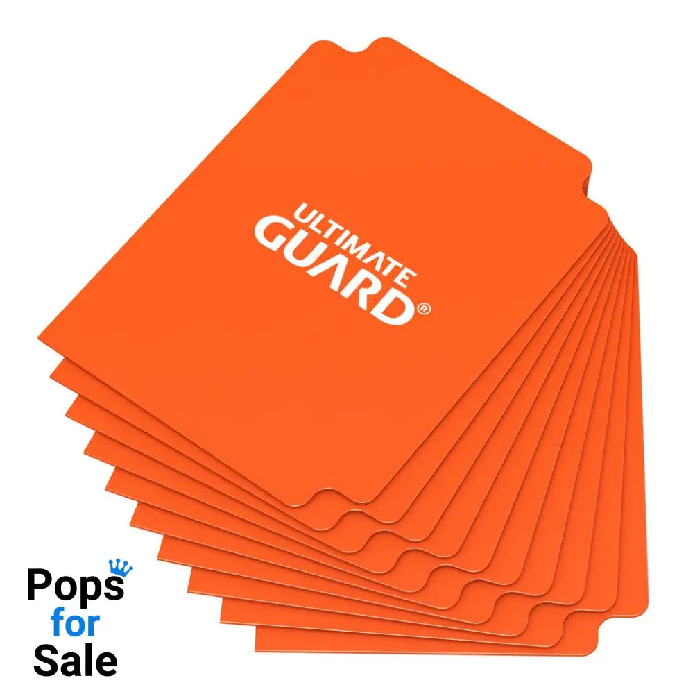 Ultimate Guard Card Dividers Standard Size (10) - Orange Card Accessories