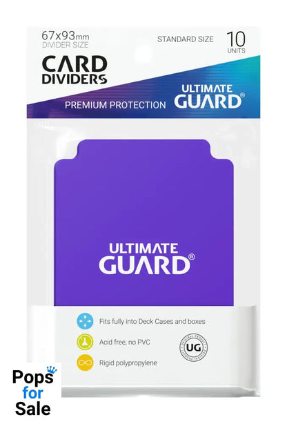 Ultimate Guard Card Dividers Standard Size (10) - Purple