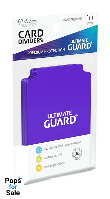 Ultimate Guard Card Dividers Standard Size (10) - Purple