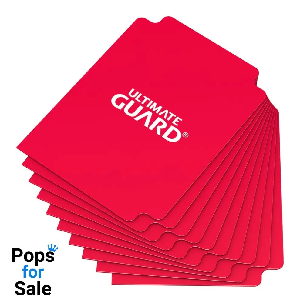 Ultimate Guard Card Dividers Standard Size (10) - Red Card Accessories
