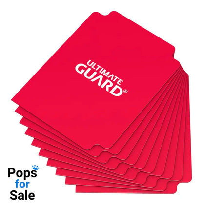 Ultimate Guard Card Dividers Standard Size (10) - Red Card Accessories