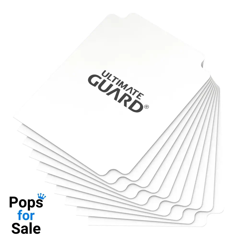 Ultimate Guard Card Dividers Standard Size (10) - White Card Accessories