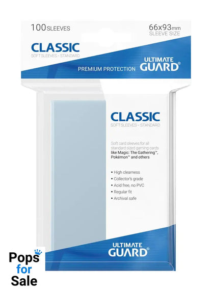 Ultimate Guard Classic Sleeves Standard Size (100)