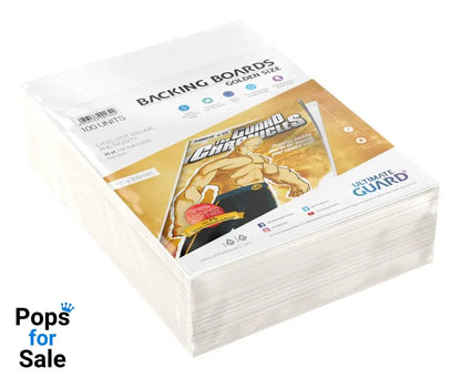 Ultimate Guard Comic Backing Boards (100) - Golden Size Comics storage & Protection