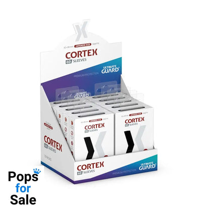 Ultimate Guard Cortex Sleeves Japanese Size (60) - Black Card Sleeves (Japanese Size)
