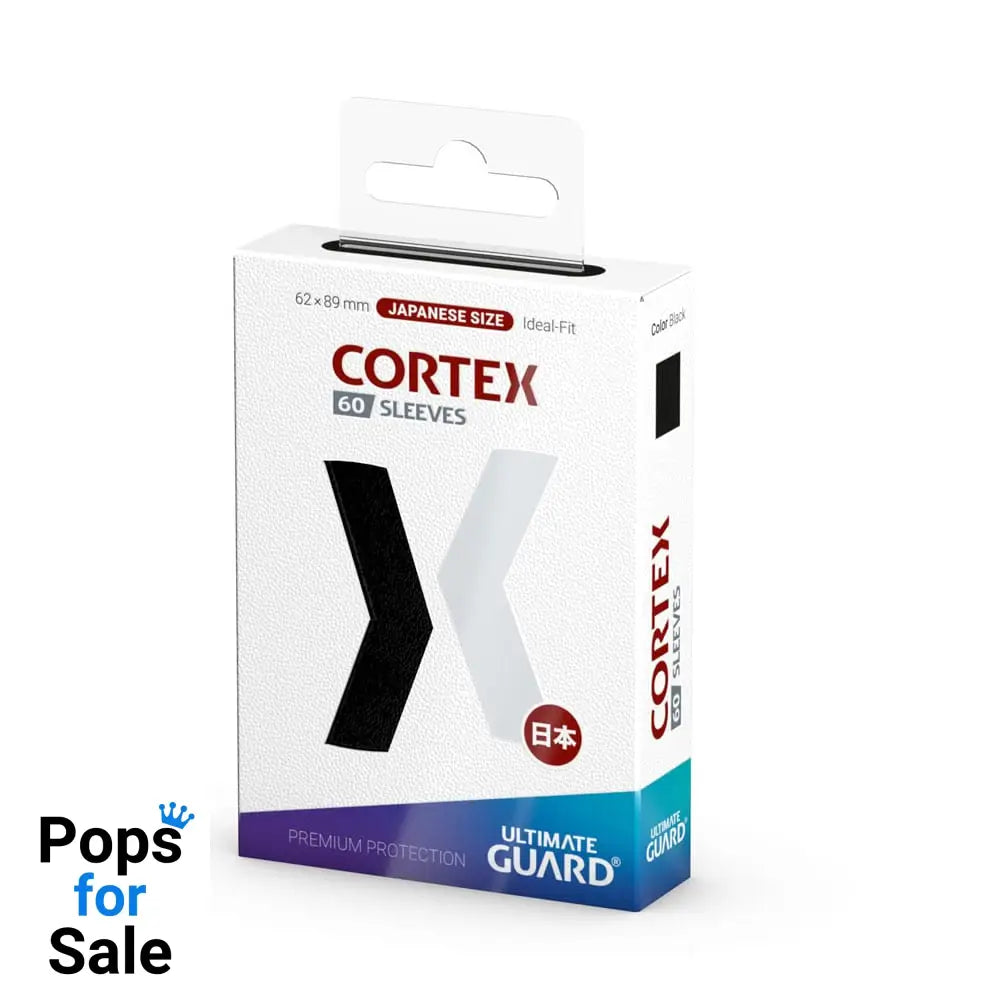 Ultimate Guard Cortex Sleeves Japanese Size (60) - Black