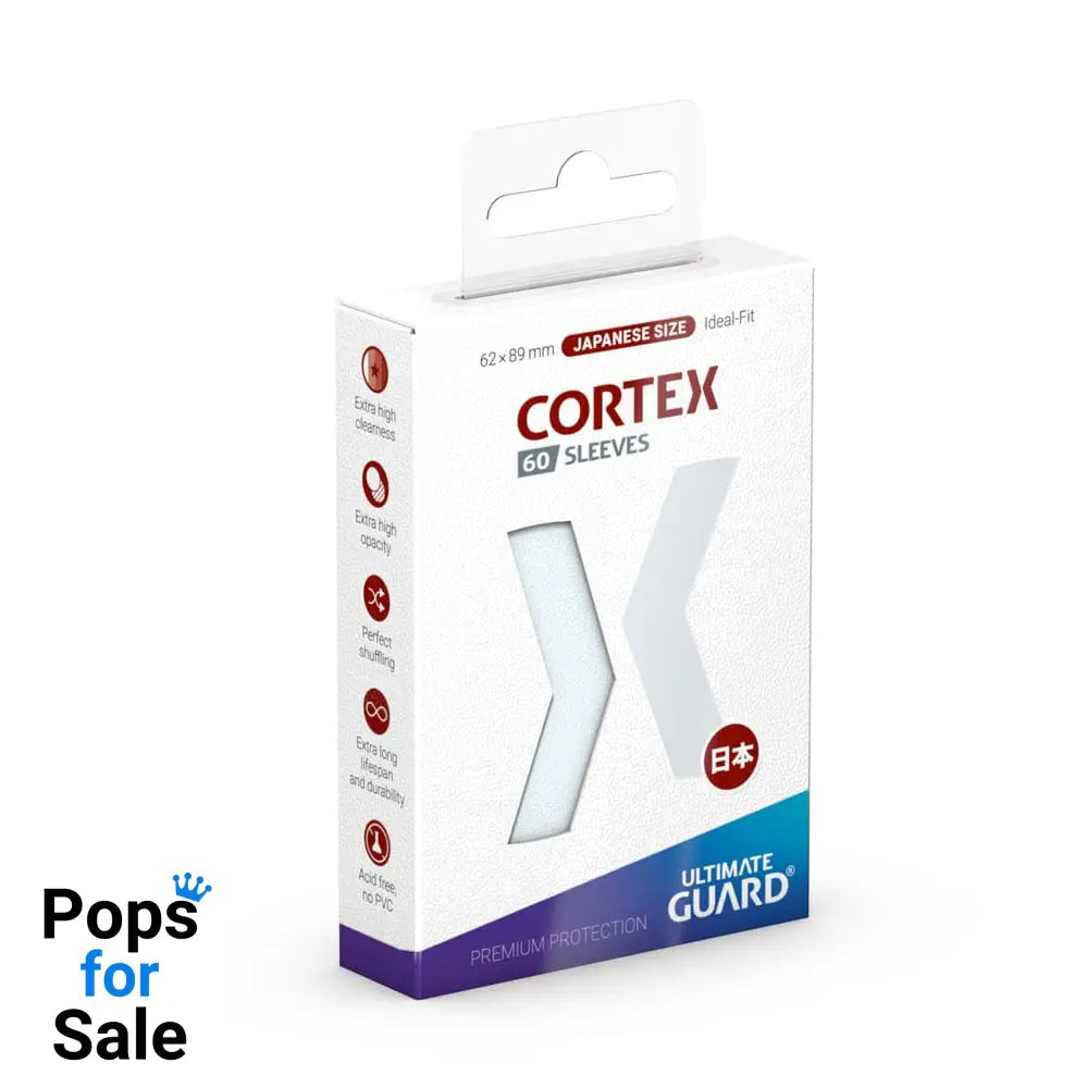 Ultimate Guard Cortex Sleeves Japanese Size (60) - Transparent Card Sleeves (Japanese Size)