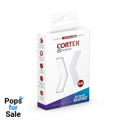 Ultimate Guard Cortex Sleeves Japanese Size (60) - White Card Sleeves (Japanese Size)