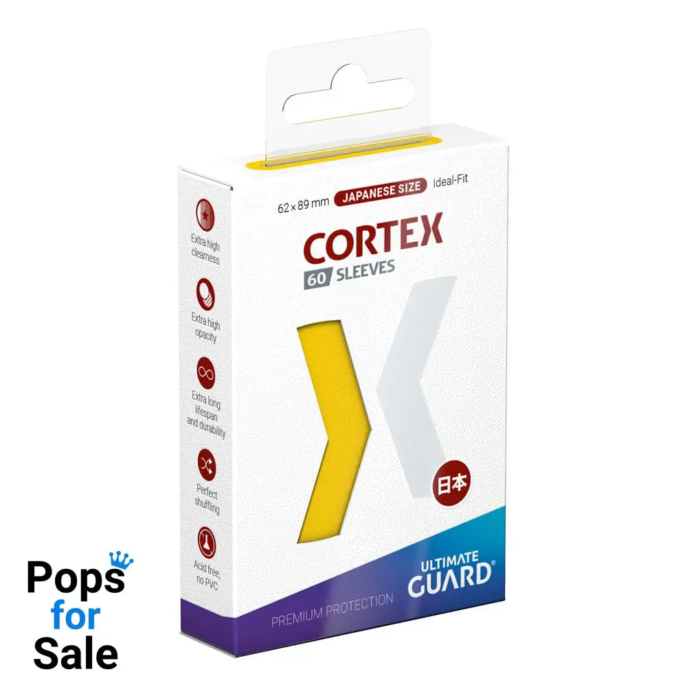 Ultimate Guard Cortex Sleeves Japanese Size (60) - Yellow