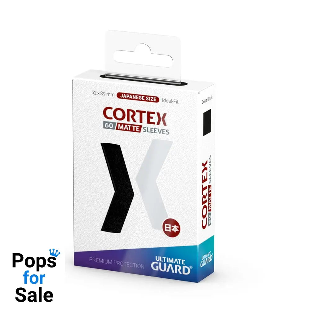 Ultimate Guard Cortex Sleeves Matte Japanese Size (60) - Black