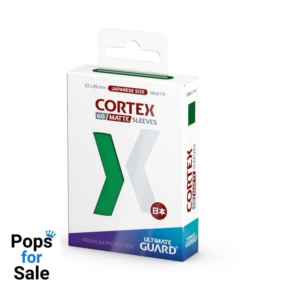 Ultimate Guard Cortex Sleeves Matte Japanese Size (60) - Green