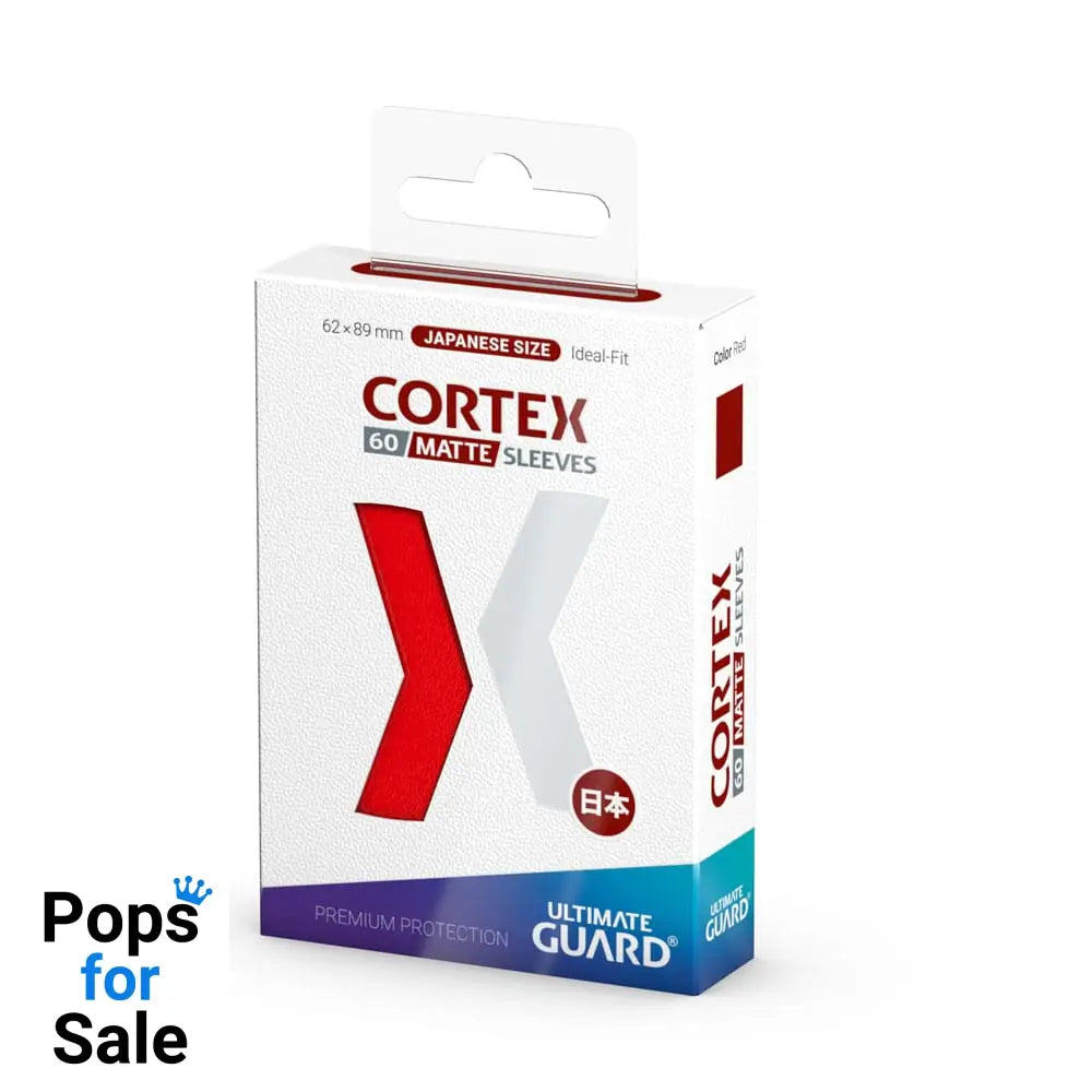 Ultimate Guard Cortex Sleeves Matte Japanese Size (60) - Red