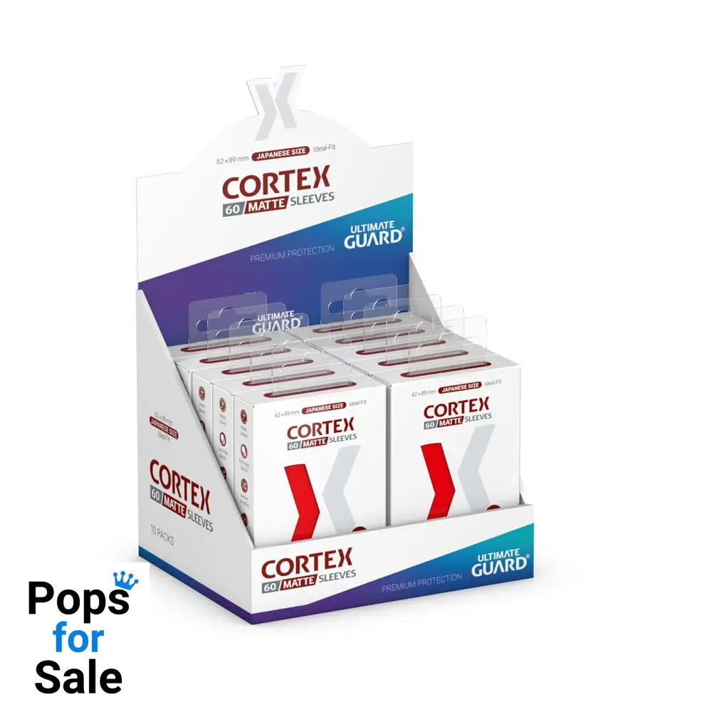Ultimate Guard Cortex Sleeves Matte Japanese Size (60) - Red