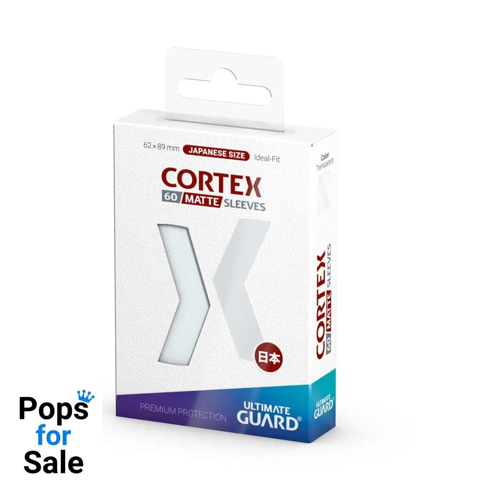 Ultimate Guard Cortex Sleeves Matte Japanese Size (60) - Transparent