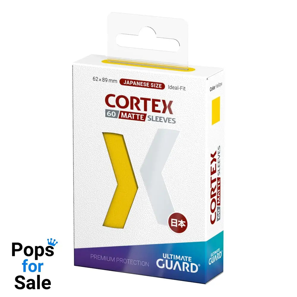 Ultimate Guard Cortex Sleeves Matte Japanese Size (60) - Yellow
