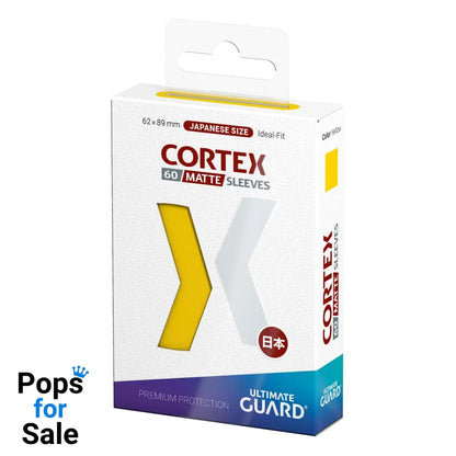 Ultimate Guard Cortex Sleeves Matte Japanese Size (60) - Yellow