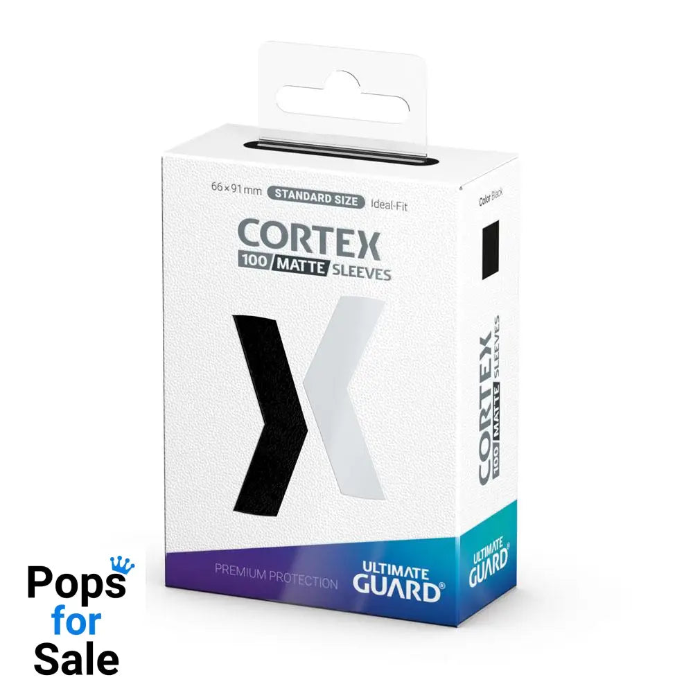 Ultimate Guard Cortex Sleeves Matte Standard Size (100) - Black