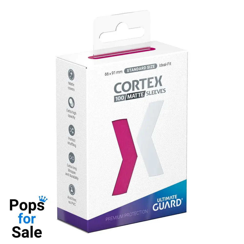 Ultimate Guard Cortex Sleeves Matte Standard Size (100) - Pink