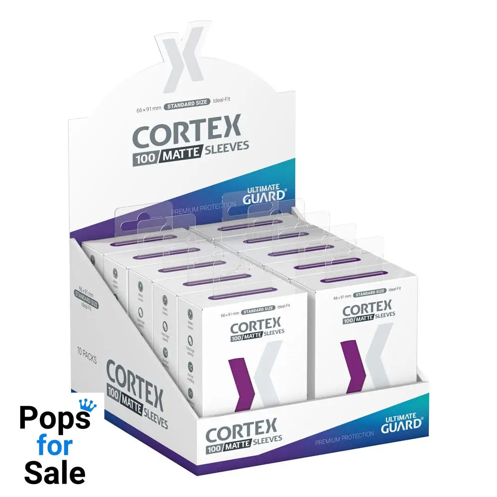 Ultimate Guard Cortex Sleeves Matte Standard Size (100) - Purple Card Sleeves (Standard Size)