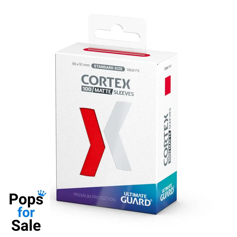 Ultimate Guard Cortex Sleeves Matte Standard Size (100) - Red