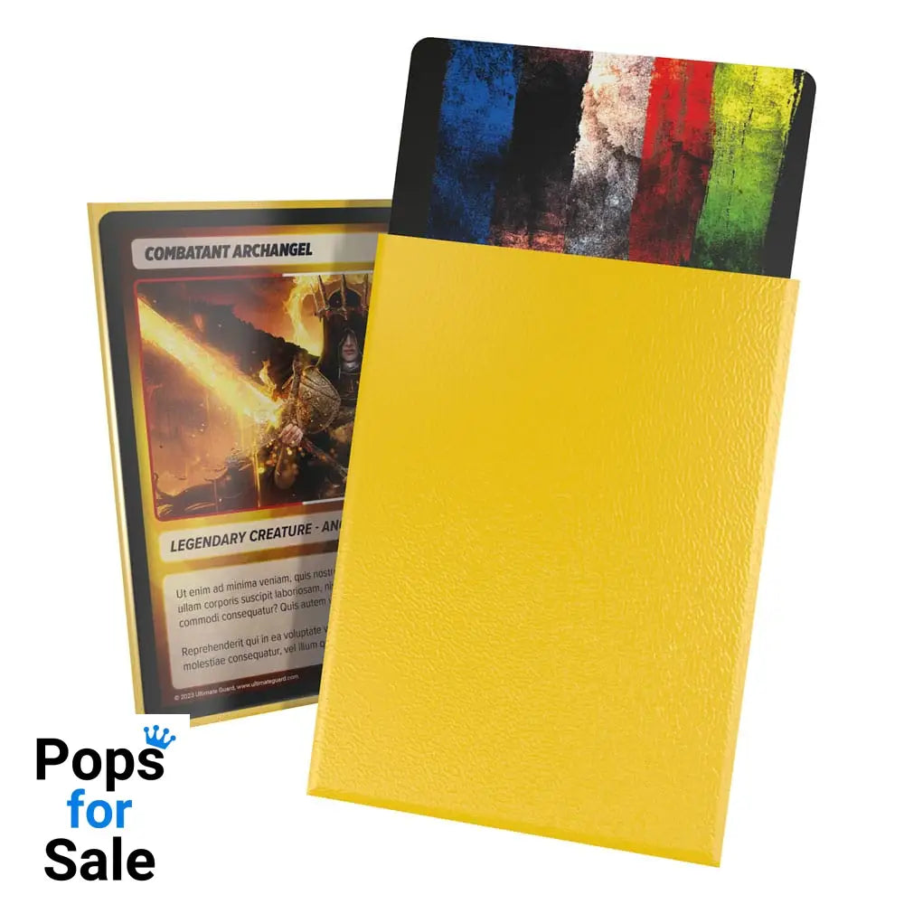 Ultimate Guard Cortex Sleeves Matte Standard Size (100) - Yellow