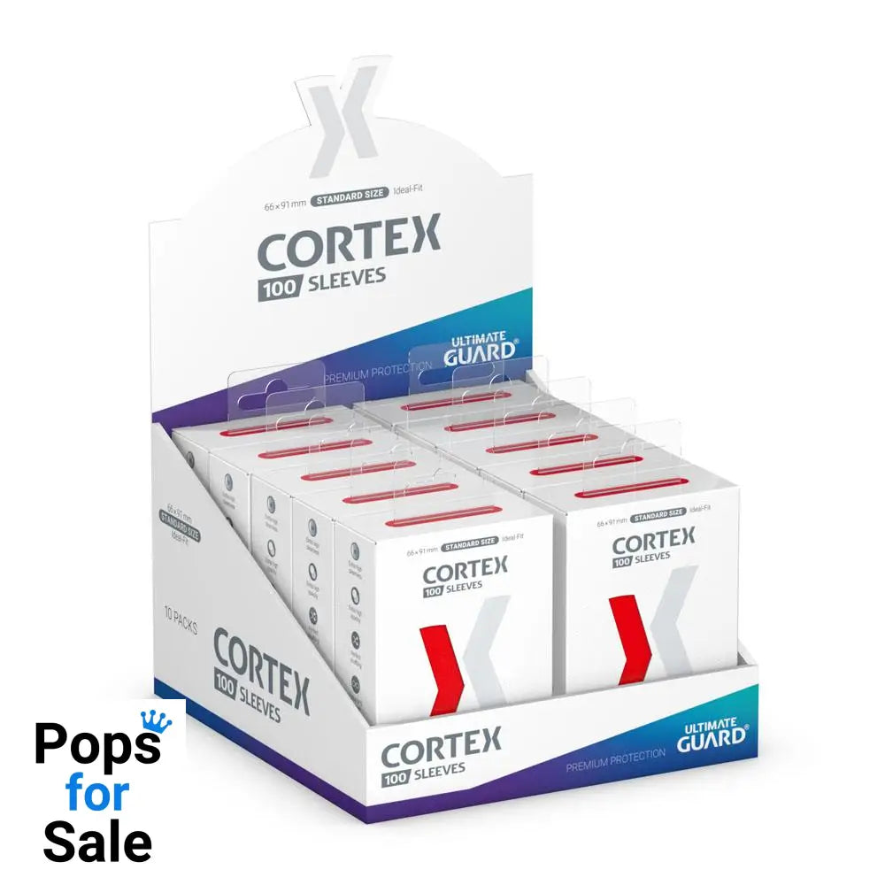 Ultimate Guard Cortex Sleeves Standard Size (100) - Red