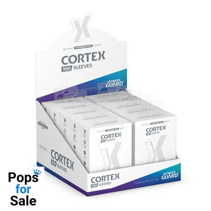 Ultimate Guard Cortex Sleeves Standard Size (100) - White Card Sleeves (Standard Size)