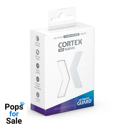 Ultimate Guard Cortex Sleeves Standard Size (100) - White Card Sleeves (Standard Size)