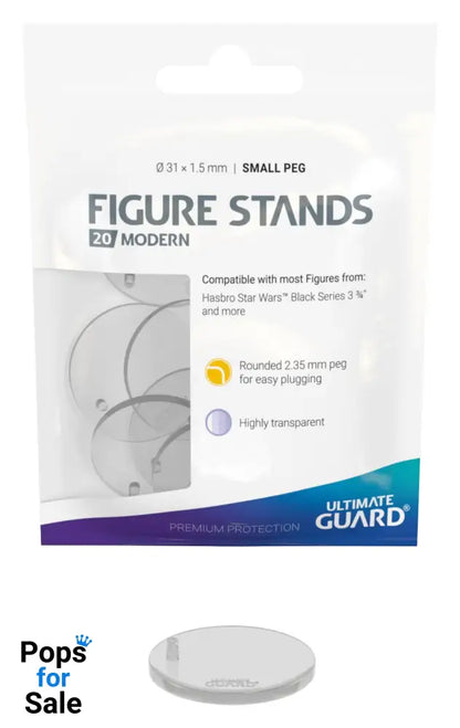 Ultimate Guard Figure Stands (20) - Small Peg Modern