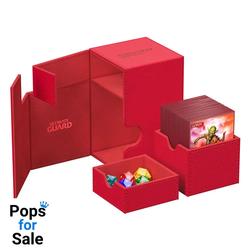 Ultimate Guard Flip’n’Tray 100+ Xenoskin - Red Card Boxes