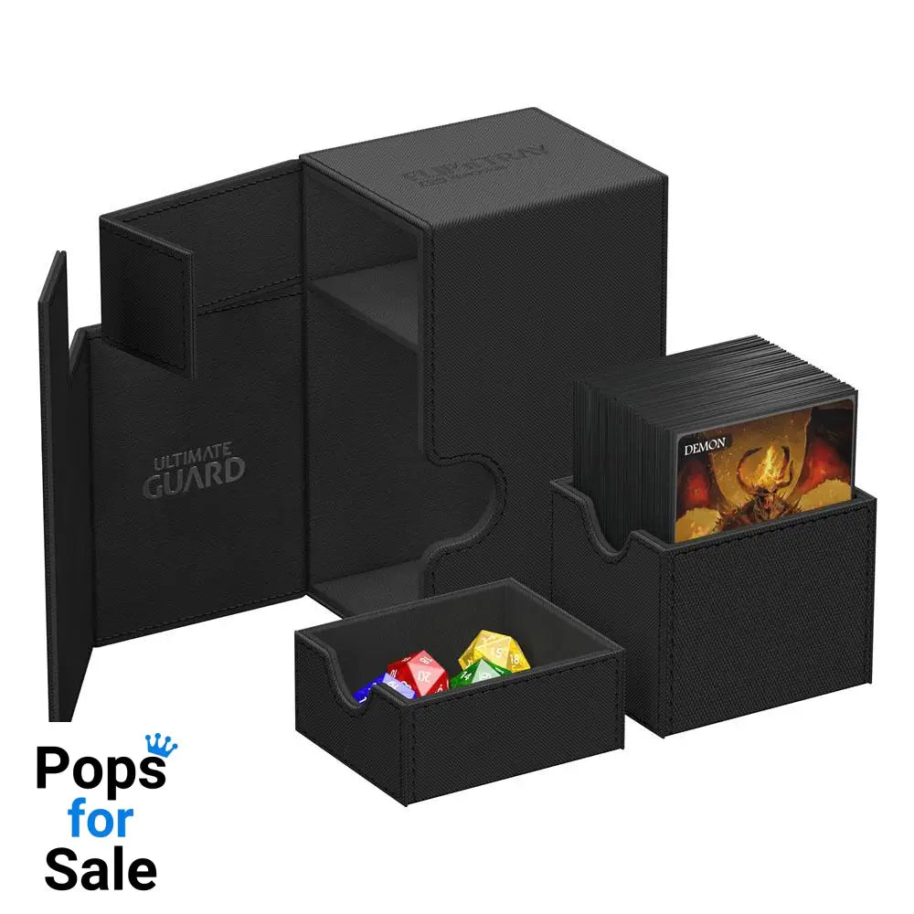 Ultimate Guard Flip'n'Tray 80+  Xenoskin - Black