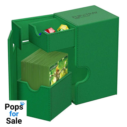 Ultimate Guard Flip’n’Tray 80+ Xenoskin - Green Card Boxes