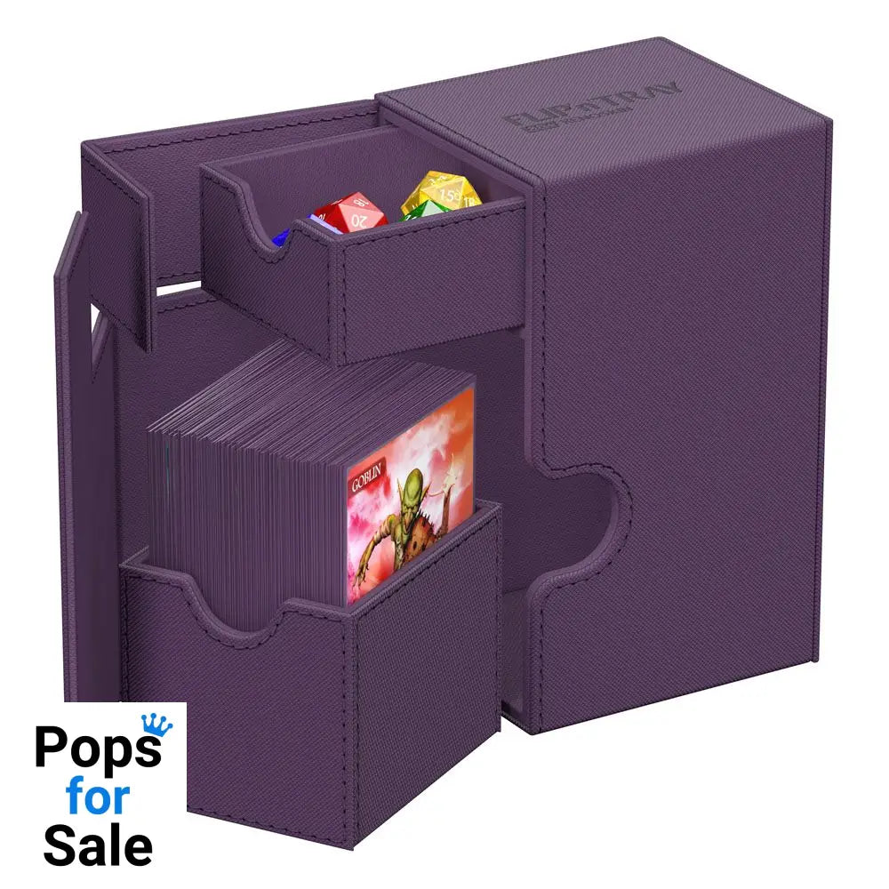 Ultimate Guard Flip’n’Tray 80+ Xenoskin - Purple Card Boxes