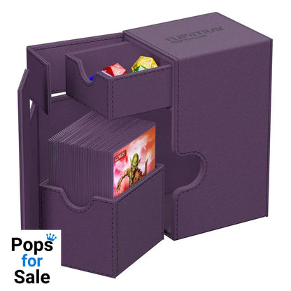 Ultimate Guard Flip’n’Tray 80+ Xenoskin - Purple Card Boxes
