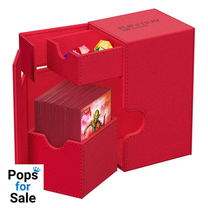 Ultimate Guard Flip’n’Tray 80+ Xenoskin - Red Card Boxes