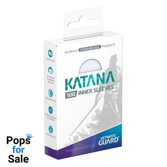 Ultimate Guard Katana Inner Sleeves Standard Size (100) Card Sleeves (Standard Size)