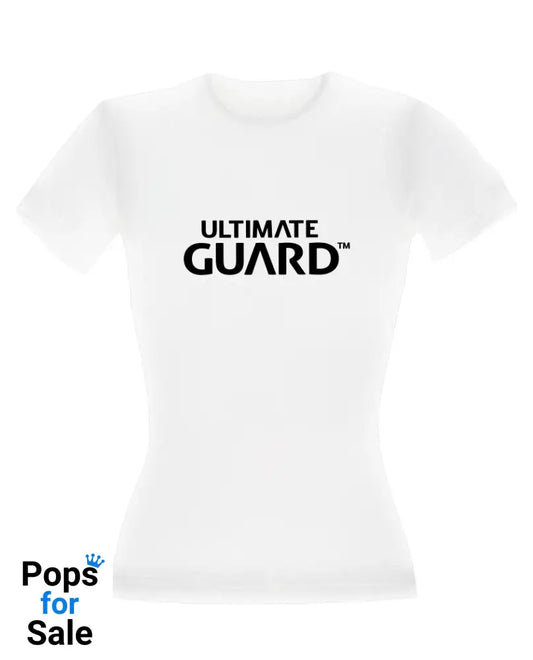 Ultimate Guard Ladies T-Shirt Wordmark White Size M T-shirts
