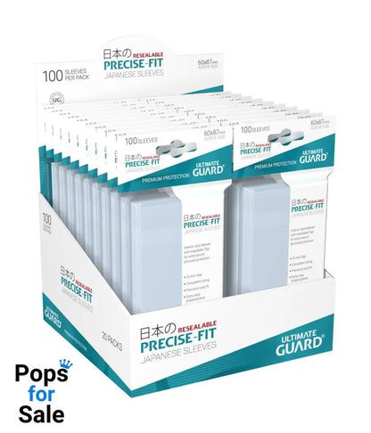 Ultimate Guard Precise-Fit Sleeves Japanese Size (100) - Resealable