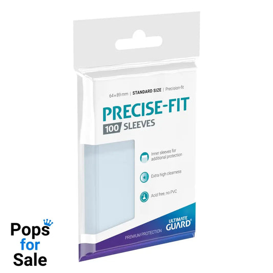 Ultimate Guard Precise-Fit Sleeves Standard Size (100) Card Sleeves (Standard Size)