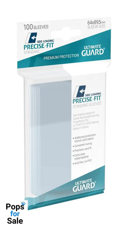 Ultimate Guard Precise-Fit Sleeves Standard Size (100) - Side-Loading