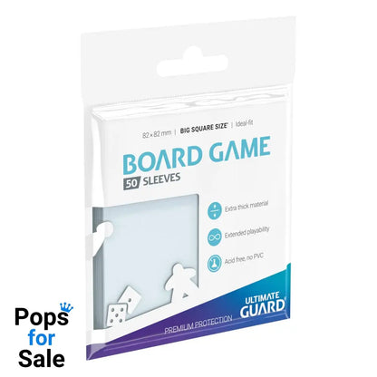 Ultimate Guard Premium Soft Sleeves for Board Game Cards Big Square (50)