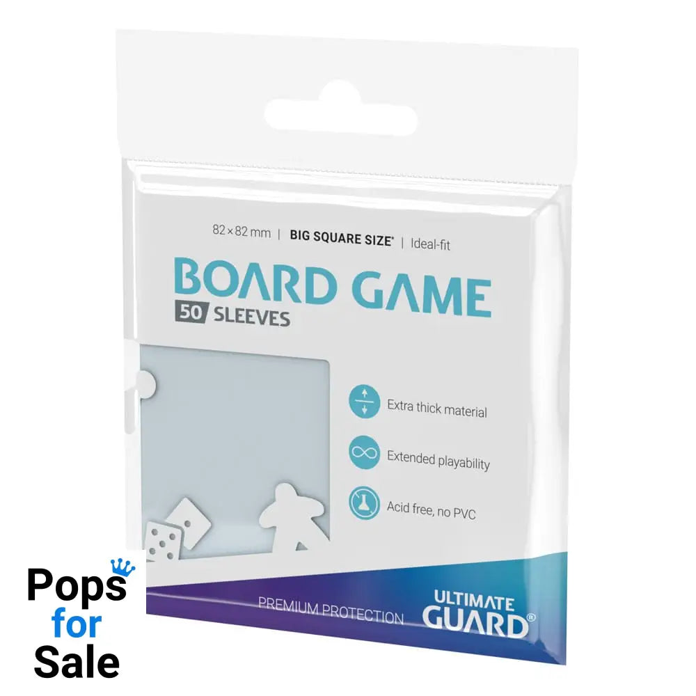 Ultimate Guard Premium Soft Sleeves for Board Game Cards Big Square (50)