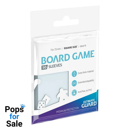 Ultimate Guard Premium Soft Sleeves for Board Game Cards Square (50) Card Sleeves for Board Game Cards
